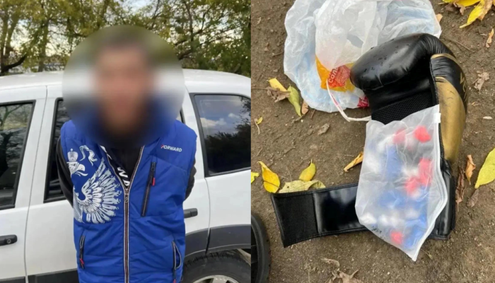В Иркутске задержали закладчика, который прятал наркотики в боксерской перчатке