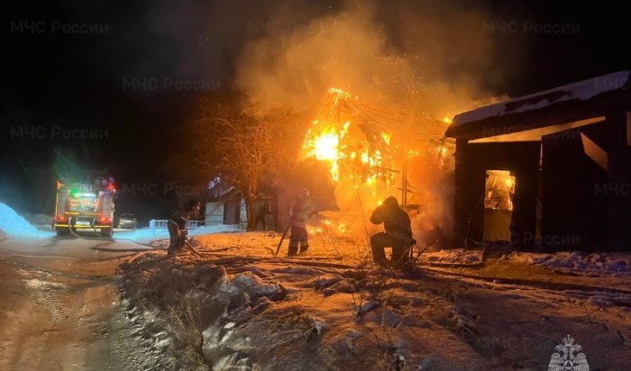 В Рождество в Иркутской области произошло семь пожаров