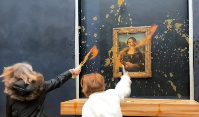 Картину итальянского живописца Леонардо да Винчи измазали супом
