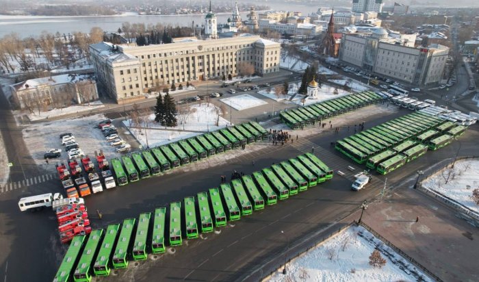 81 новый автобус вышел на маршруты в Иркутске