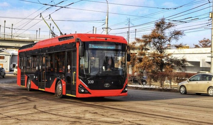 На год изменится движение троллейбуса № 3 в Иркутске