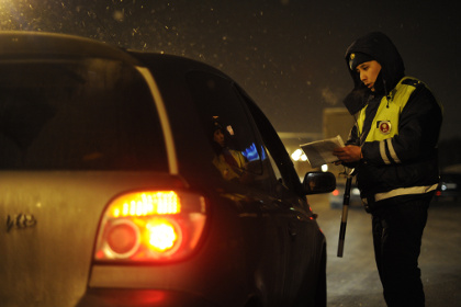 ГИБДД начала «сплошные» проверки водителей на трезвост