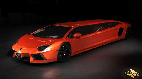 Суперкар Lamborghini превратят в лимузин