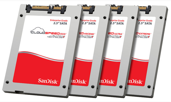 SSD SanDisk CloudSpeed Extreme на 19-нанометровой памяти NAND выдерживают 10 полных перезаписей в день в течение пяти ле