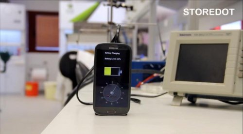Созданы аккумуляторные батареи для смартфонов, способные заряжаться за 30 секунд