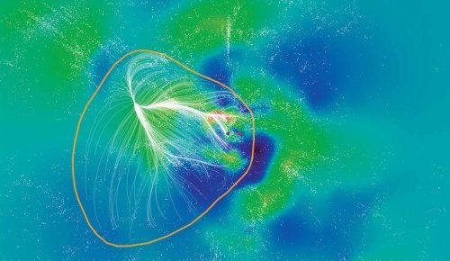 Суперкластер Laniakea - огромное скопление галактик, в которое входит и наша собственная галактика