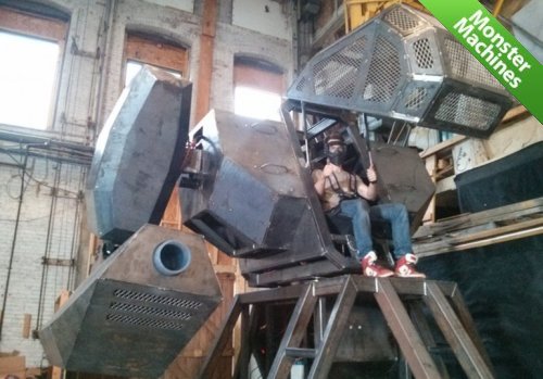 Megabots - гигантские роботы для игры в пейнтбол "по-взрослом