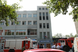 Суицид стал причиной пожара в приемной «Единой России» в Новосибирске