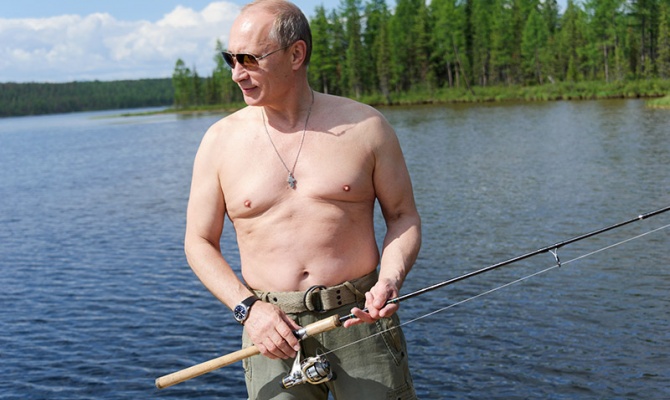 Пойманная Путиным щука «взорвала» российский интерне