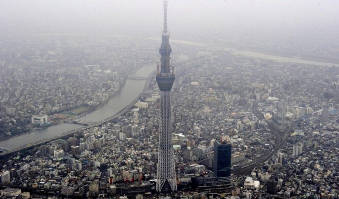 В Японии открыли самую высокую в мире телебашн