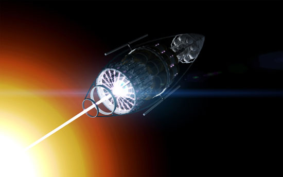 Космический корабль, вооруженный сверхмощным лазером, будет вырабатывать антиматерию-топливо из квантовых осцилляций вакуума