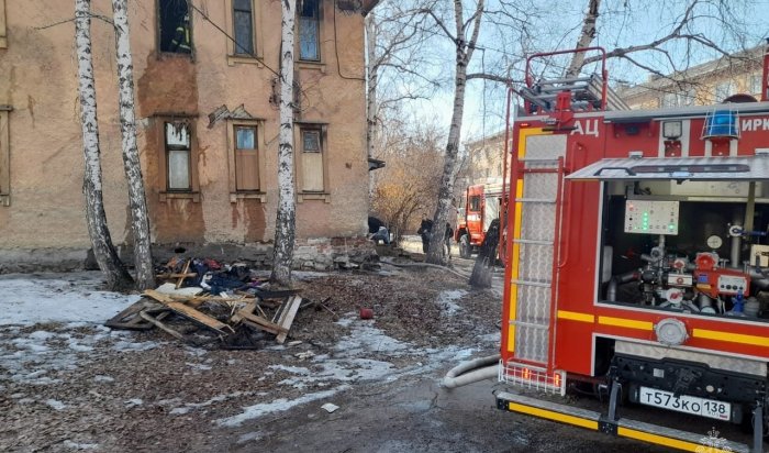 Мужчина погиб на пожаре  в Иркутске 25 марта