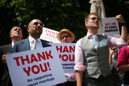 В Великобритании легализовали однополые браки