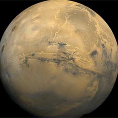 Теплый и влажный Марс сохранил жизн