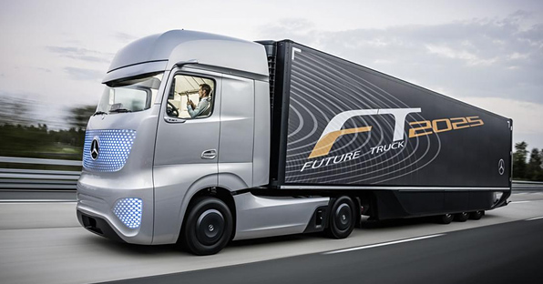 Компания Mercedes-Benz представила беспилотный грузовик