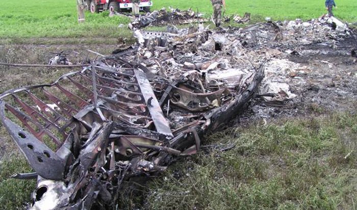 В Кировской области упал самоле