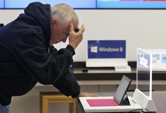 Windows 8 — одно из главных разочарований года