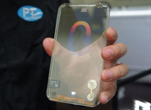 Компания Polytron демонстрирует первый прототип прозрачного смарстфона