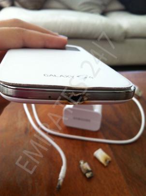 Два случая самопроизвольного возгорания Samsung Galaxy S