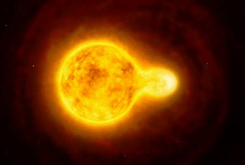 Гипергигант HR 5171A - уникальная двойная желтая звезда чрезвычайно редкого вида