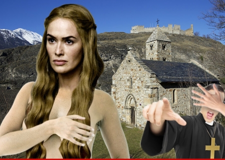 Церковь выступила против съемок обнаженной Лины Хиди в очередном эпизоде "Игра престолов