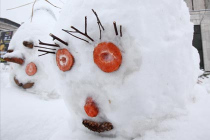 В Москве сделают шестиметрового снеговика из зефира