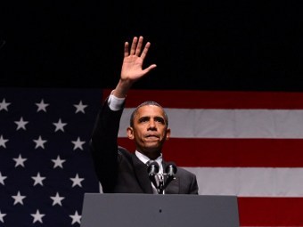 Американские телеканалы объявили победителем Обам