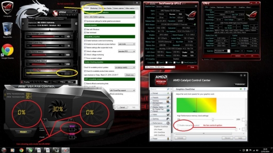 Новые драйверы вызывают перегрев видеокарт MSI Radeon R9 290X Lightning