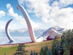 На Байкале появится Центр современного искусства, выполненный в виде гигантского черепа мамонта