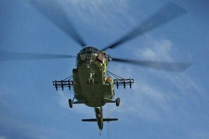 В Иркутской области пропал вертолет с грузом взрывчатки