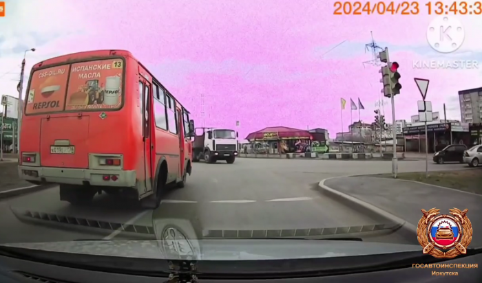В Иркутске водителя автобуса привлекли к ответственности