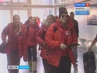 Делегация участников женского Чемпионата мира по хоккею с мячом прибыла в Иркутск