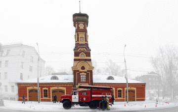 Сегодня будет торжественно открыта иркутская пожарная каланча