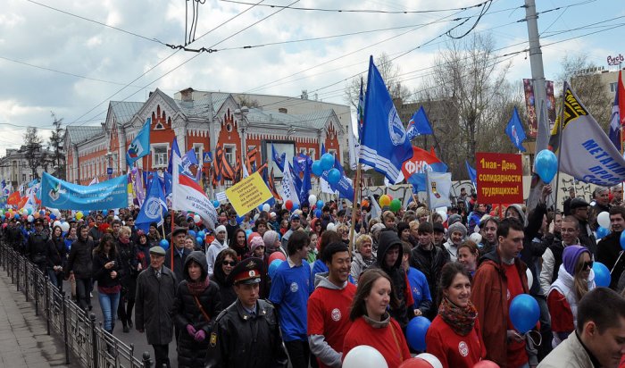 Три тысячи иркутян стали участниками митинга-шествия в праздник весны и труда