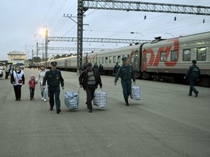 В поезде с украинскими переселенцами родился ребенок