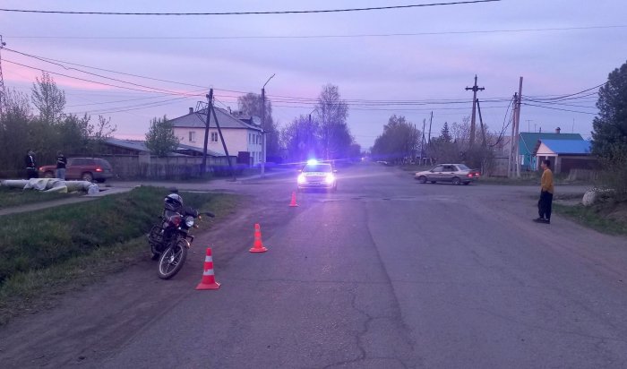 За сутки 14 мая в Приангарье двое несовершеннолетних мотоциклистов попали в ДТП