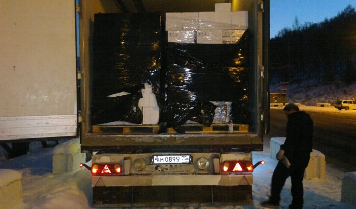В Слюдянке задержан грузовик, перевозивший 30 тонн водки под видом керамической плитки