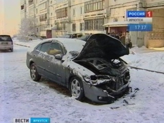 В Иркутске за сутки сгорело пять машин