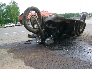 В Куйтунском районе в ДТП погиб мотоциклис