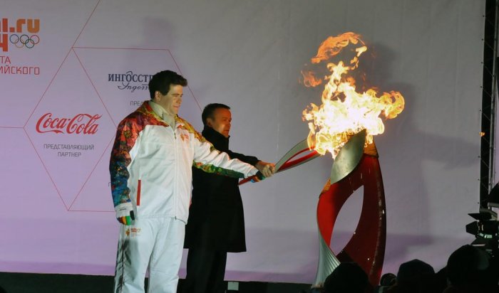 Иркутяне встретили Эстафету Олимпийского огня