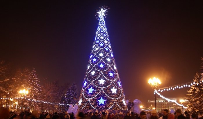 В Октябрьском округе Иркутска начались праздничные новогодние мероприятия