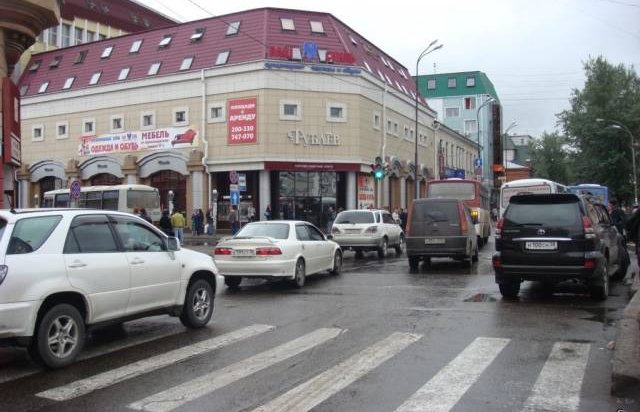 Торговый центр «Рублев» горел в Иркутске
