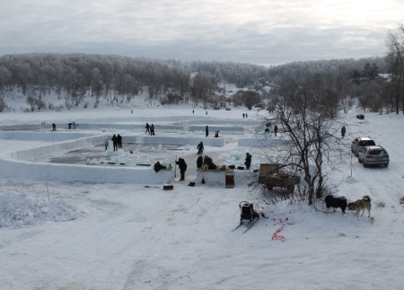 В Свердловском округе Иркутска скоро появится ледовый городок "Иордан