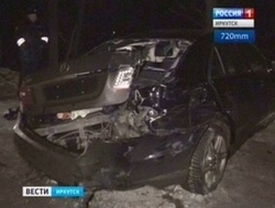 Внештатный инспектор госслужбы за полчаса протаранил шесть иномарок в Иркутске