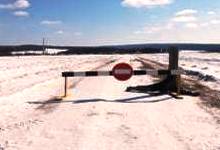 Ледовый путь между Свирском и Боханом не будет открыт из-за тонкого льда