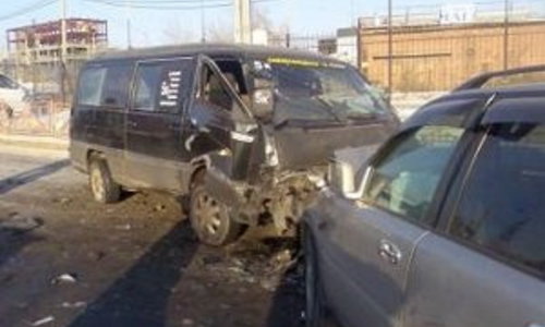 В Иркутске четыре человека пострадали в ДТП с участием маршрутного такси