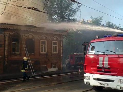 Памятник архитектуры горел в Иркутске