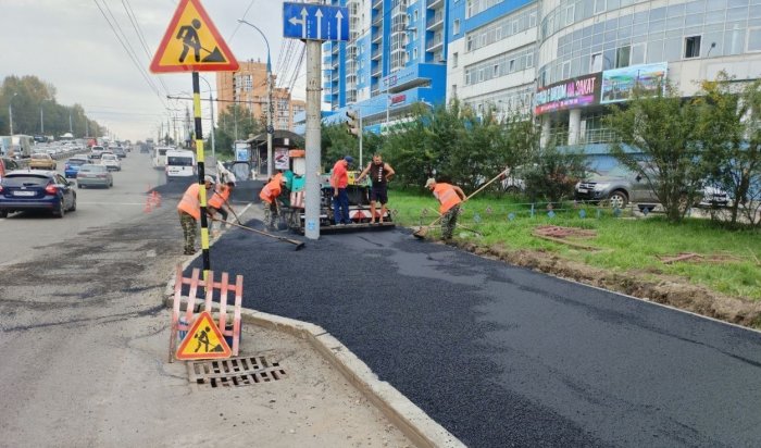 На 70% выполнен ремонт 11 участков дорог в Иркутске