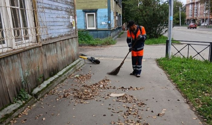 В Иркутске ведется комплексная уборка дорог