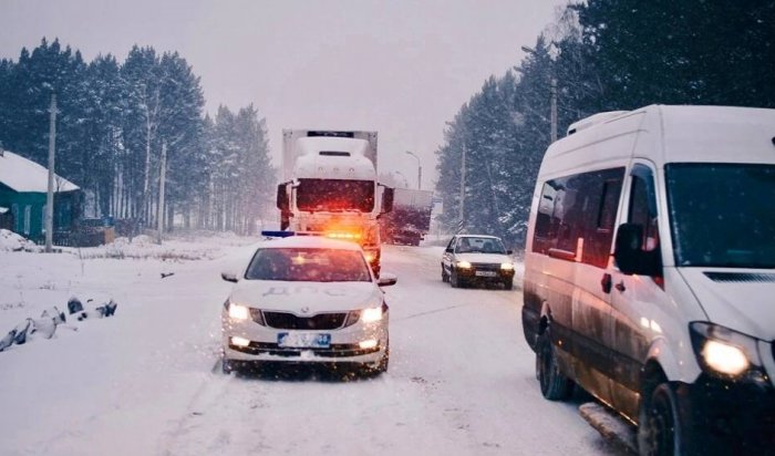 В Приангарье ограничили движение на трассе Р-258 «Байкал»